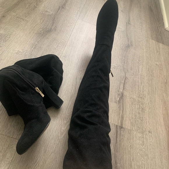 Ivanka Trump above the knees black boots size 5 - Picture 7 of 9